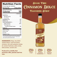 Sugar Free Cinnamon Dolce Coffee Syrup