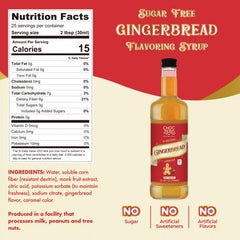 Sugar Free Gingerbread Coffee Syrup