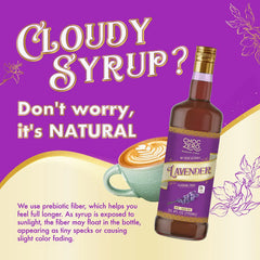 Sugar Free Lavender Coffee Syrup