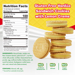 Dunkies Lemon Sandwich Cookies