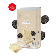 White Chocolate Cookies & Creme Keto Bark