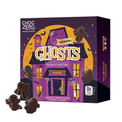 Dark Chocolate Peanut Butter Ghosts