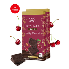 Dark Chocolate Cherry Almond Keto Bark