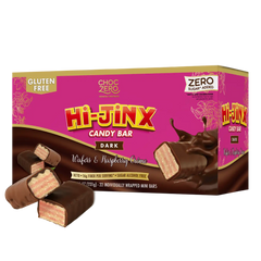 Hi-Jinx Dark Chocolate Raspberry Candy Bars