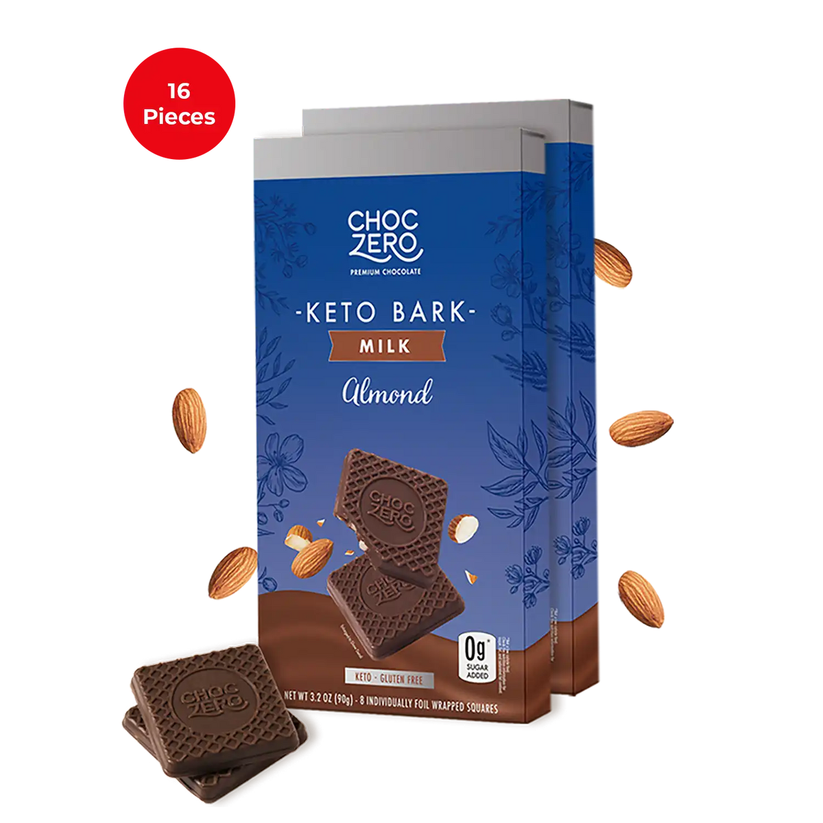 Milk Chocolate Almond Keto Bark