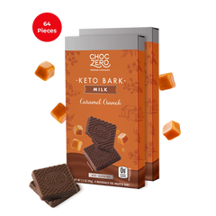 Milk Chocolate Caramel Candy Keto Bark