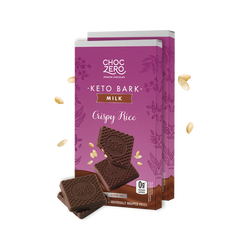 Milk Chocolate Crispy Rice Keto Bark