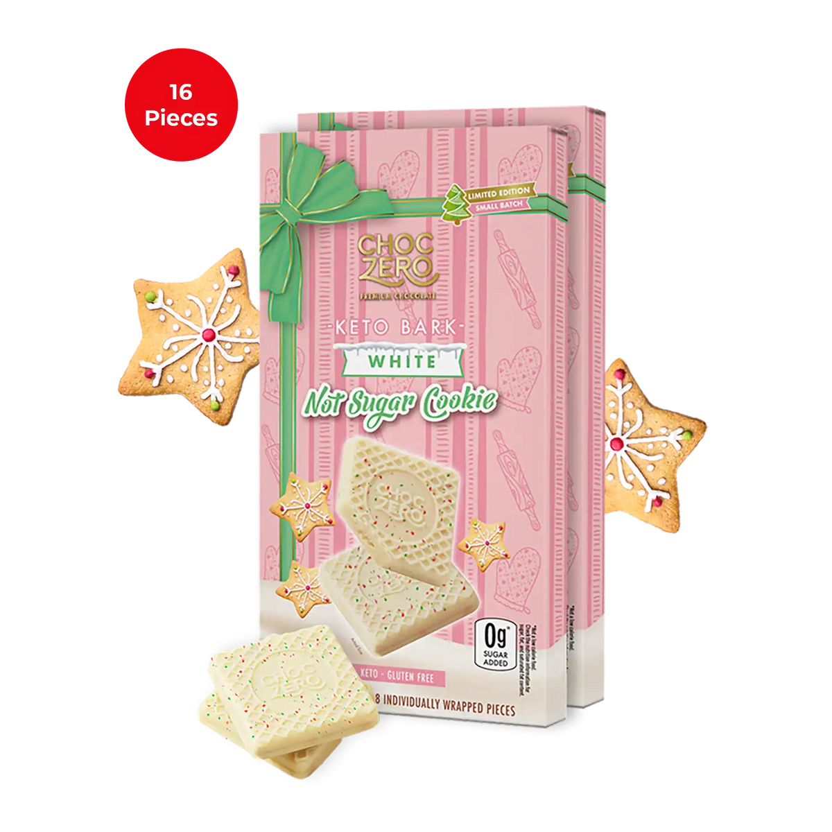 Not Sugar Cookie Christmas Keto Bark