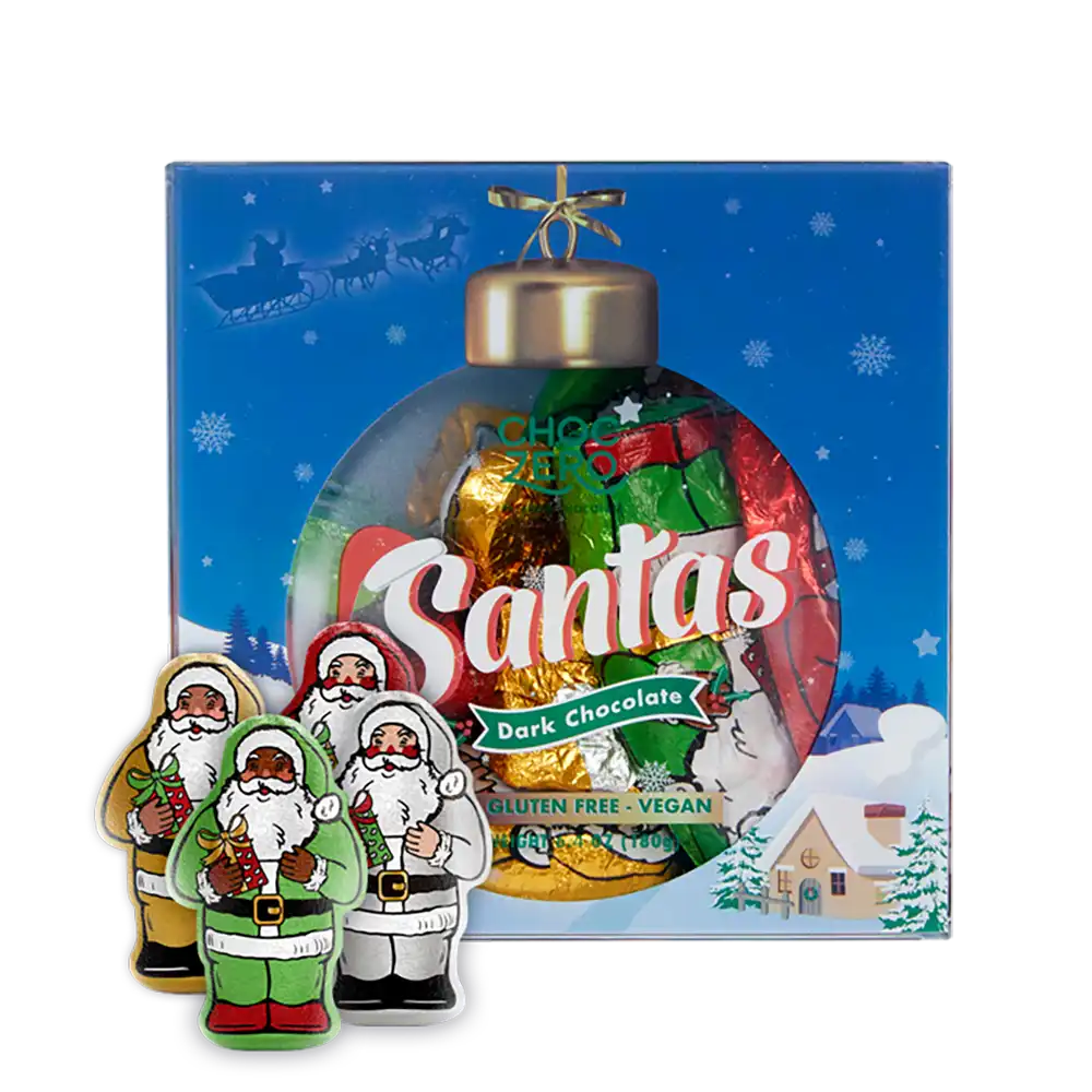 Dark Chocolate Santas