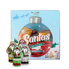 Milk Chocolate Santas